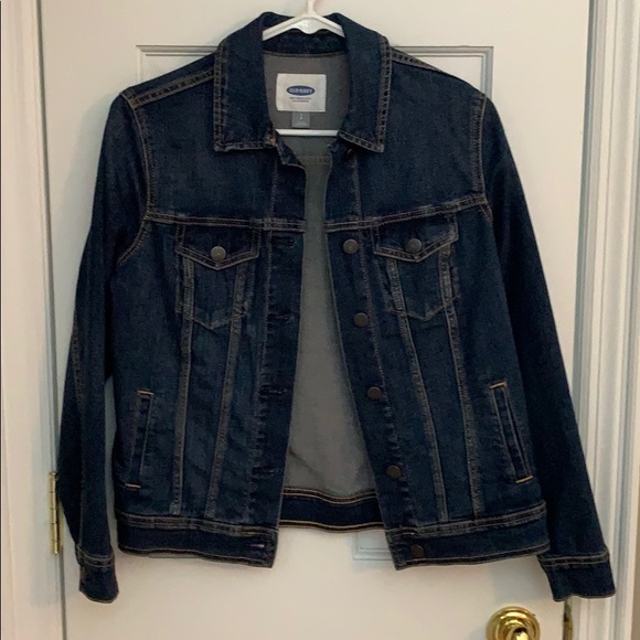 dark denim jean jacket